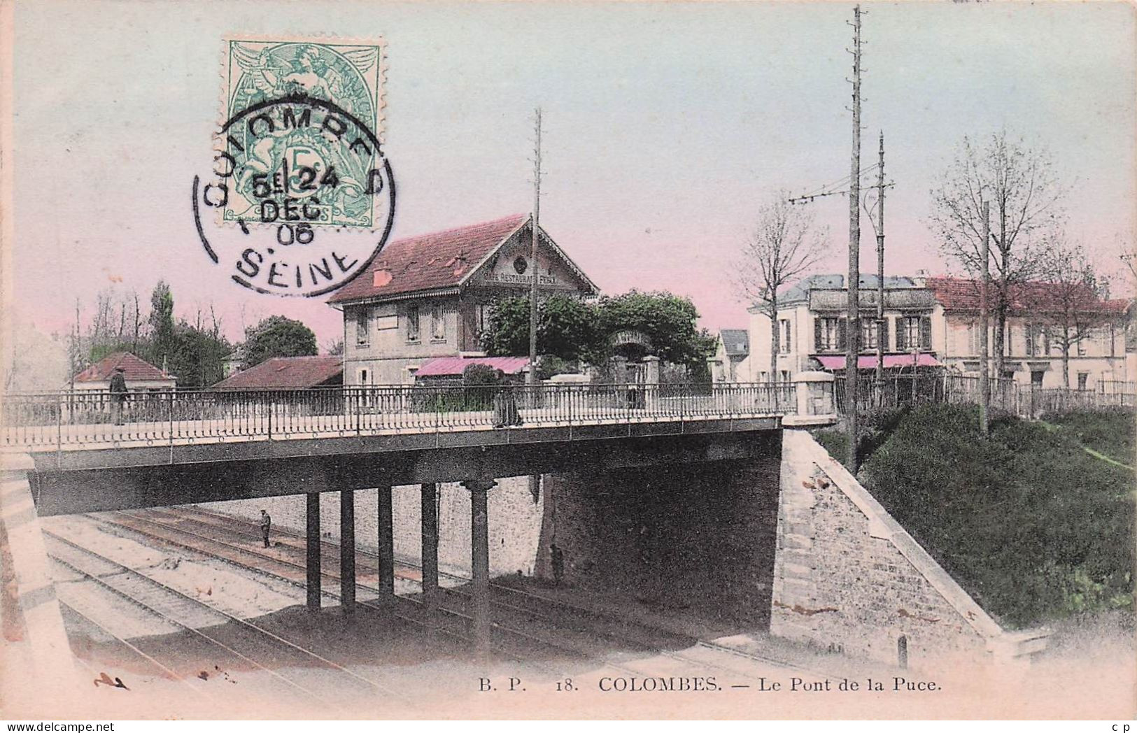 Colombes -  Le Pont De La Puce - CPA °J - Colombes