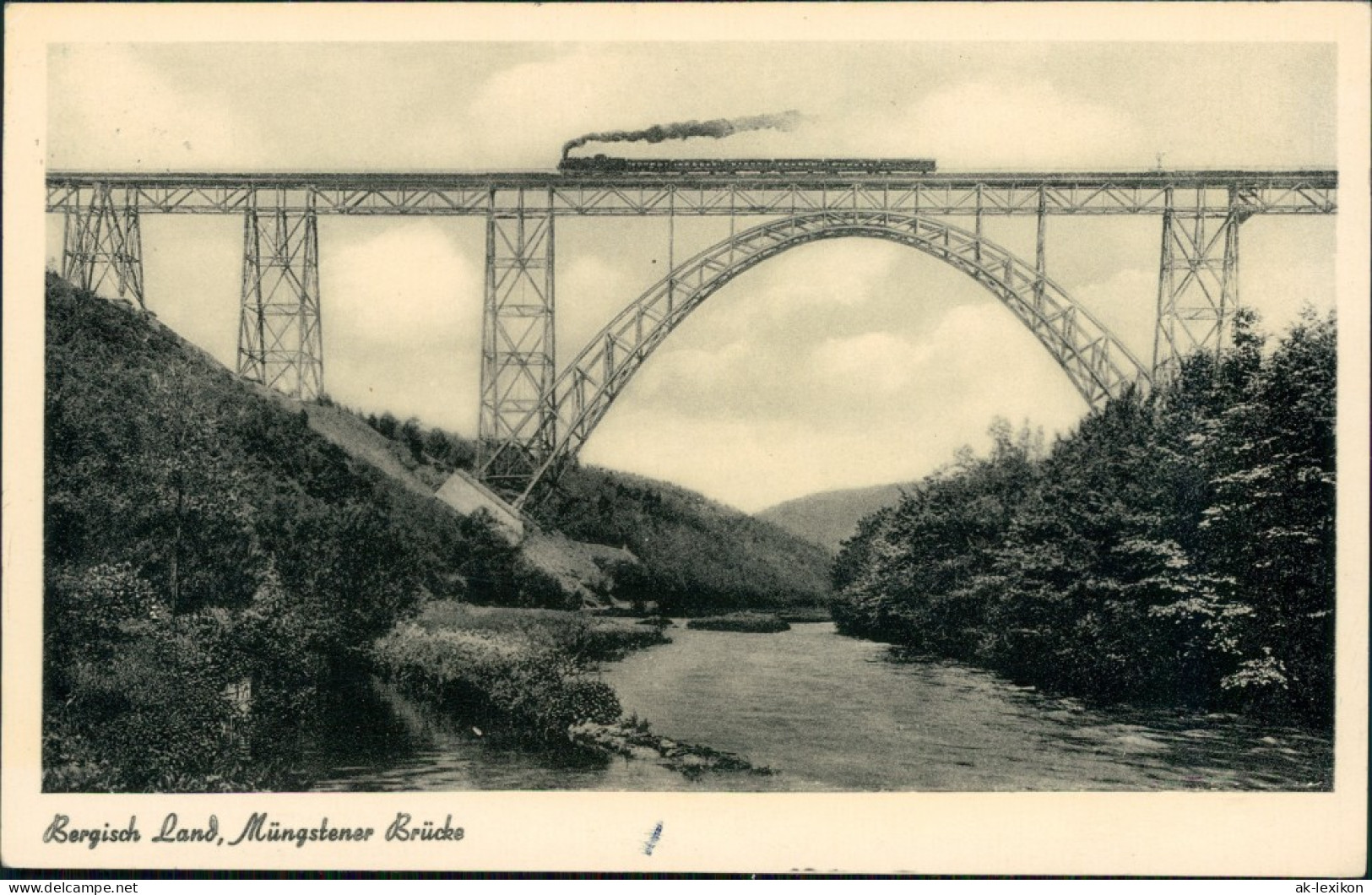 Ansichtskarte Remscheid Müngstener Brücke | Kaiser-Wilhelm-Brücke 1959 - Remscheid