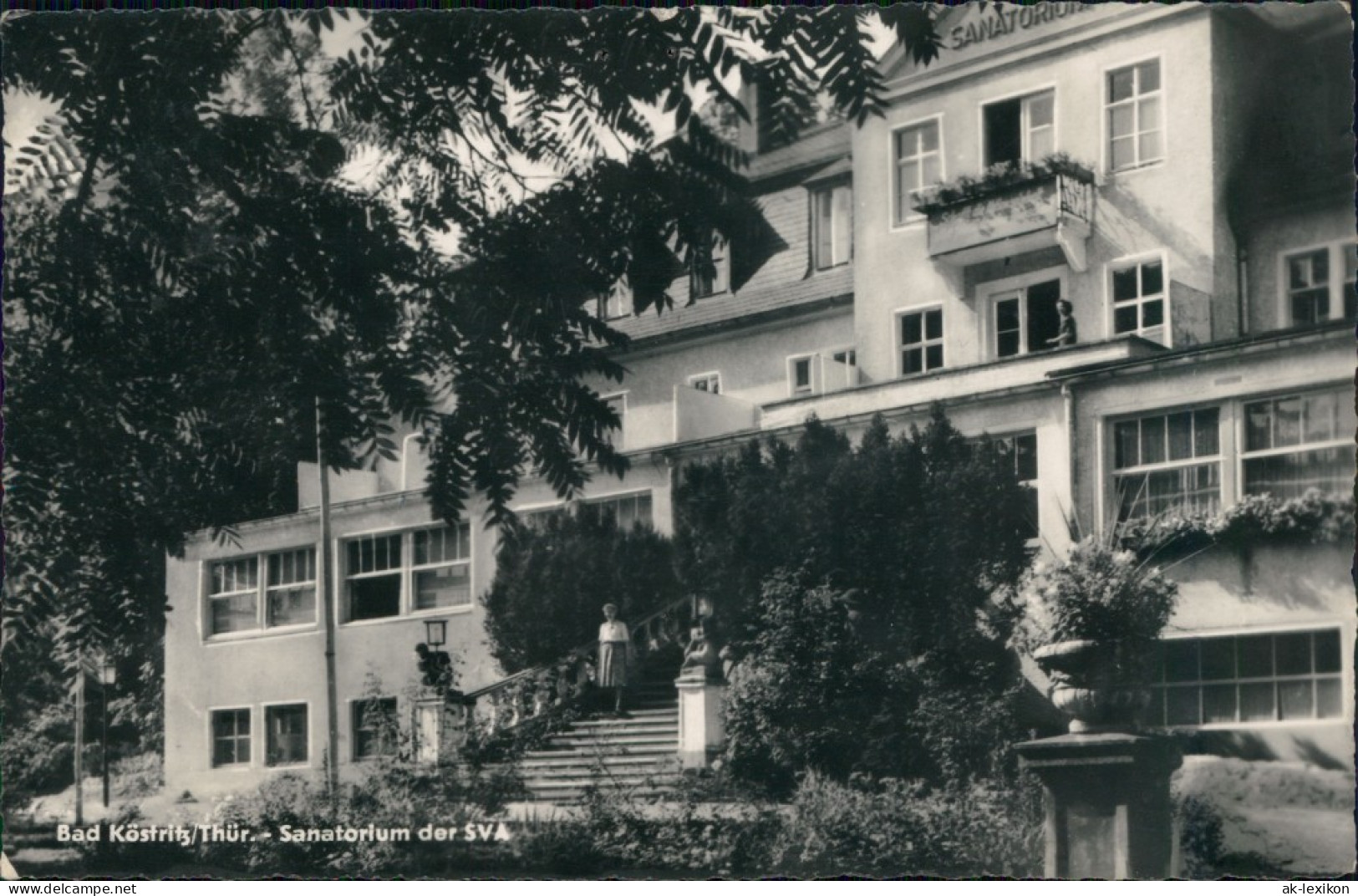 Ansichtskarte Bad Köstritz Sanatorium Der SVA 1959 - Bad Koestritz