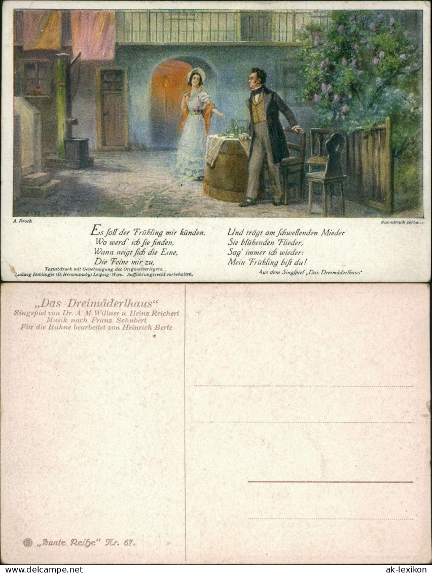 Ansichtskarte  Dreimädlerhaus - Singspiel 1915 - Non Classés