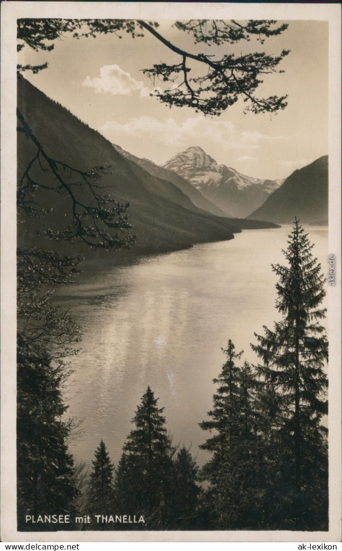 Foto Heiterwang Plansee Mit Thanella 1932 Privatfoto - Autres & Non Classés