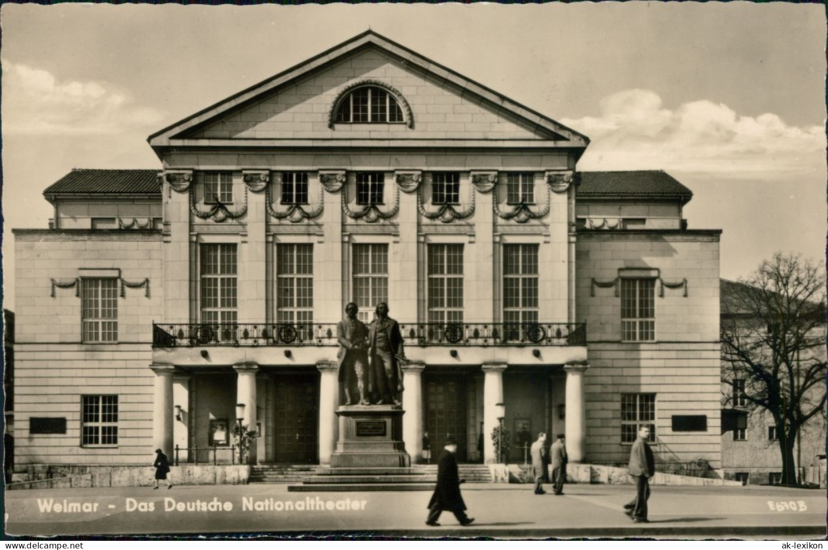 Ansichtskarte Weimar Deutsches Nationaltheater 1956 - Weimar