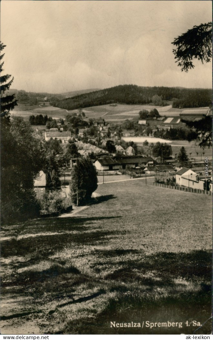 Ansichtskarte Neusalza-Spremberg Nowosólc Blick Auf Den Ort 1957 - Neusalza-Spremberg