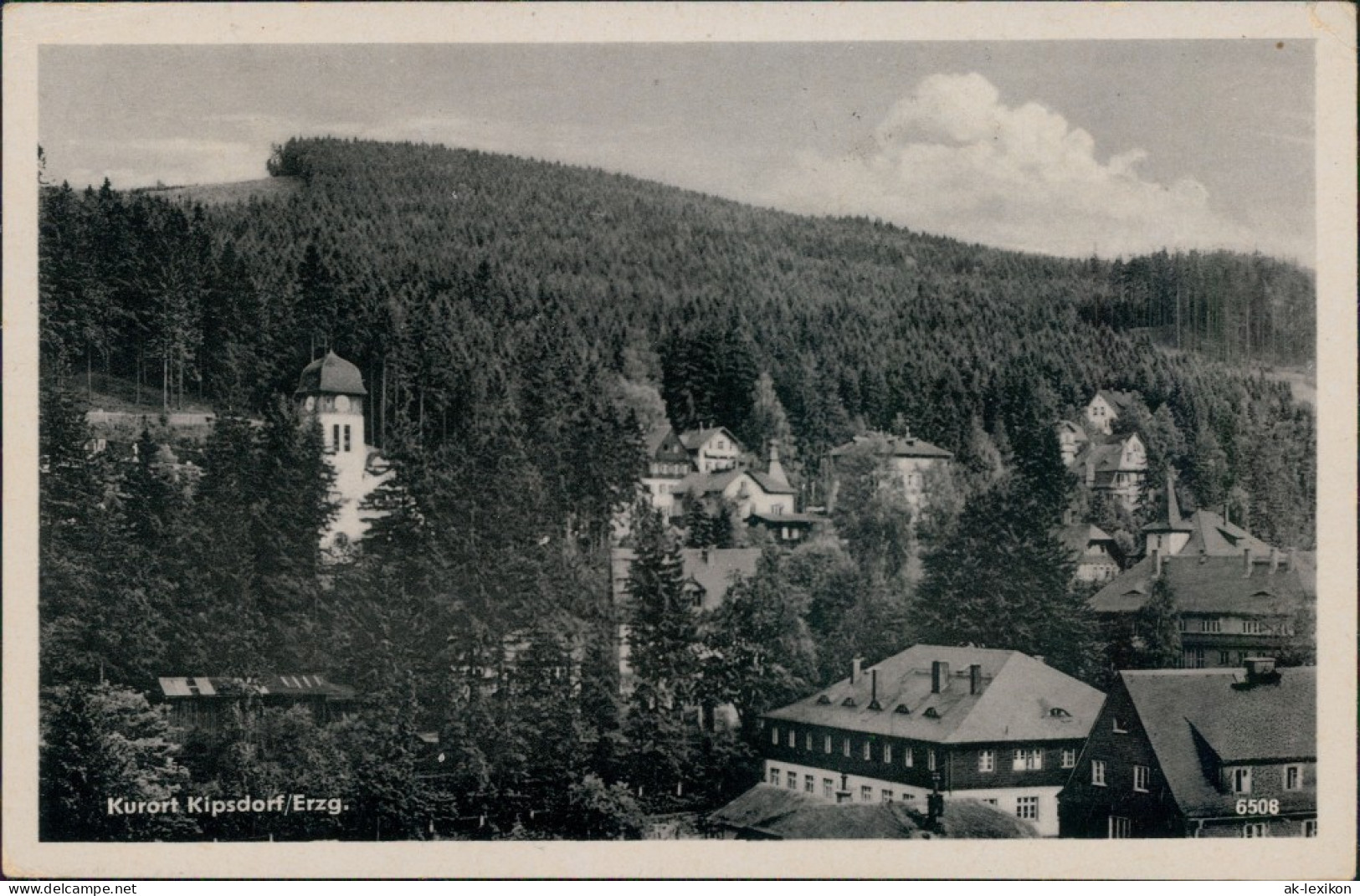 Ansichtskarte Kipsdorf-Altenberg (Erzgebirge) Teilansicht 1953 - Kipsdorf