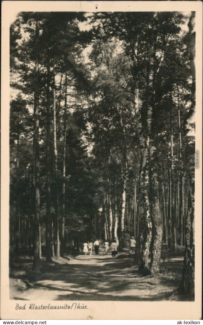 Ansichtskarte Bad Klosterlausnitz Köppeweg 1955 - Bad Klosterlausnitz