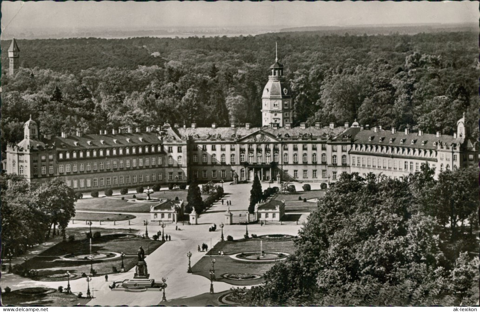 Ansichtskarte Karlsruhe Schloß (Landesmuseum) 1959 - Karlsruhe