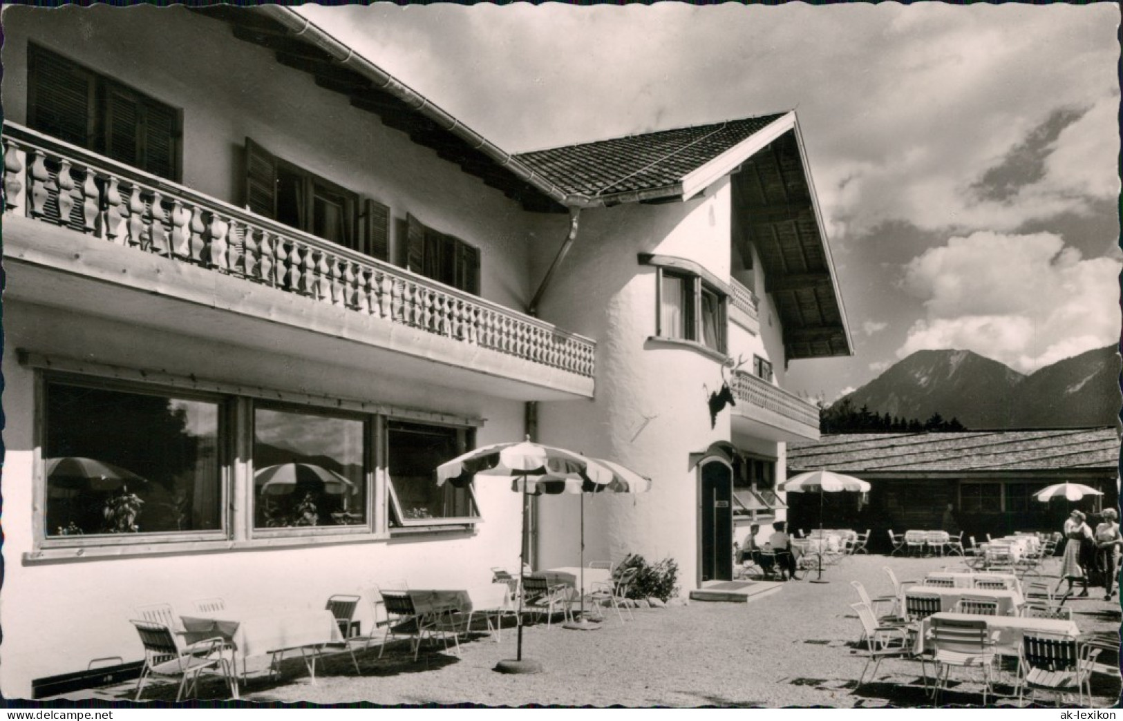 Ansichtskarte Garmisch-Partenkirchen Berggasthof "Almhütte" 1990 - Garmisch-Partenkirchen