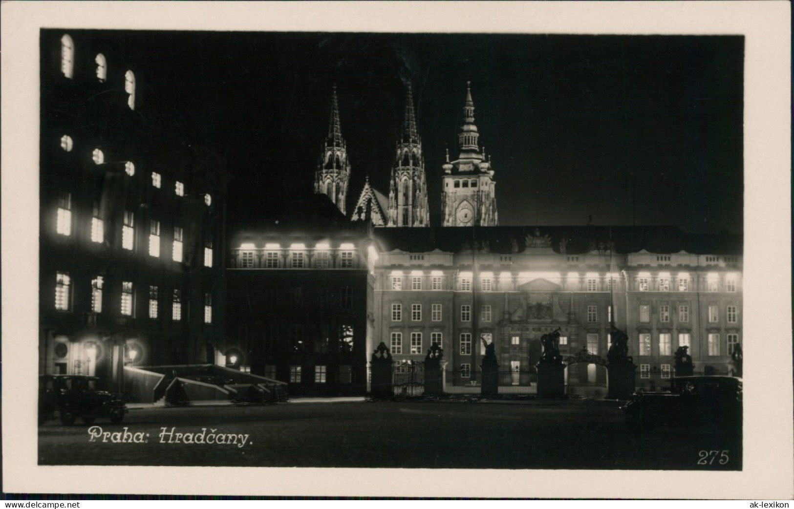 Burgstadt-Prag Hradschin/Hradčany Praha Hradschin/Hradčany Bei Nacht 1932 - Tchéquie