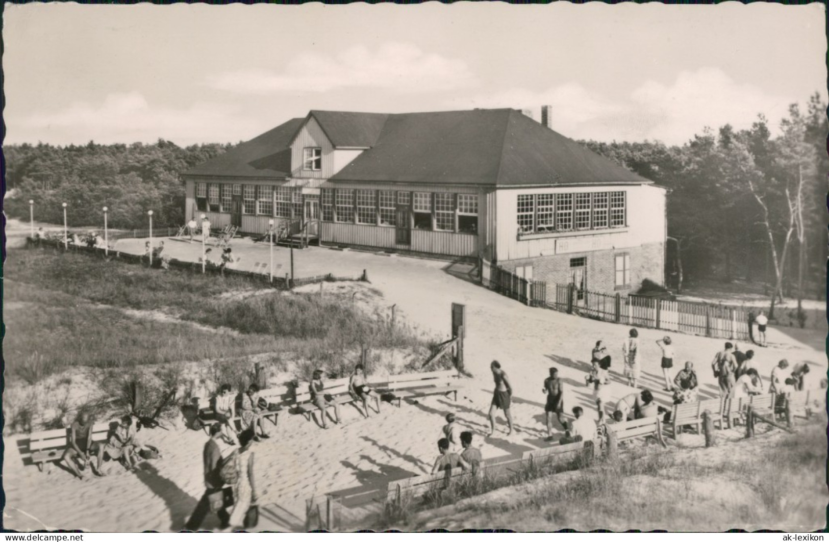 Ansichtskarte Prerow Strandpromenade 1957 - Seebad Prerow