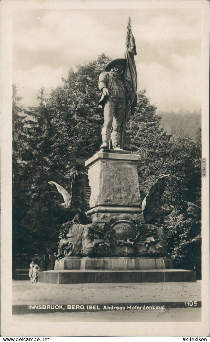 Ansichtskarte Innsbruck Berg Isel - Andreas Hofer Denkmal 1932 - Innsbruck