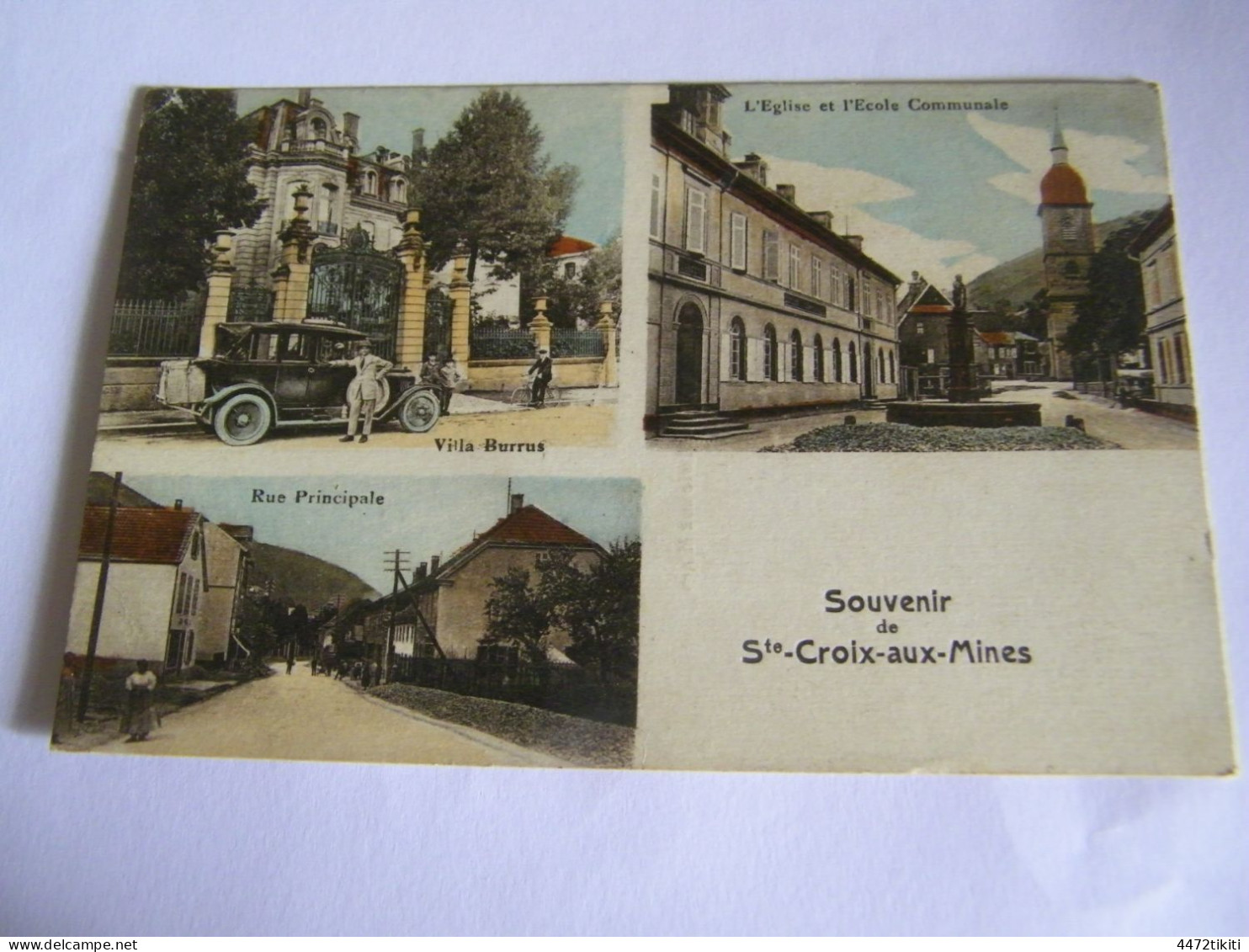 CPA - Ste Sainte Croix Aux Mines (68) - Souvenir - 3 Vues - 1930 - SUP (HT 33) - Sainte-Croix-aux-Mines