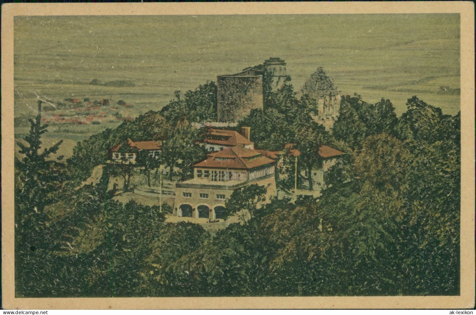 Ansichtskarte Steinthaleben-Kyffhäuserland Rothenburg 1924 - Kyffhaeuser