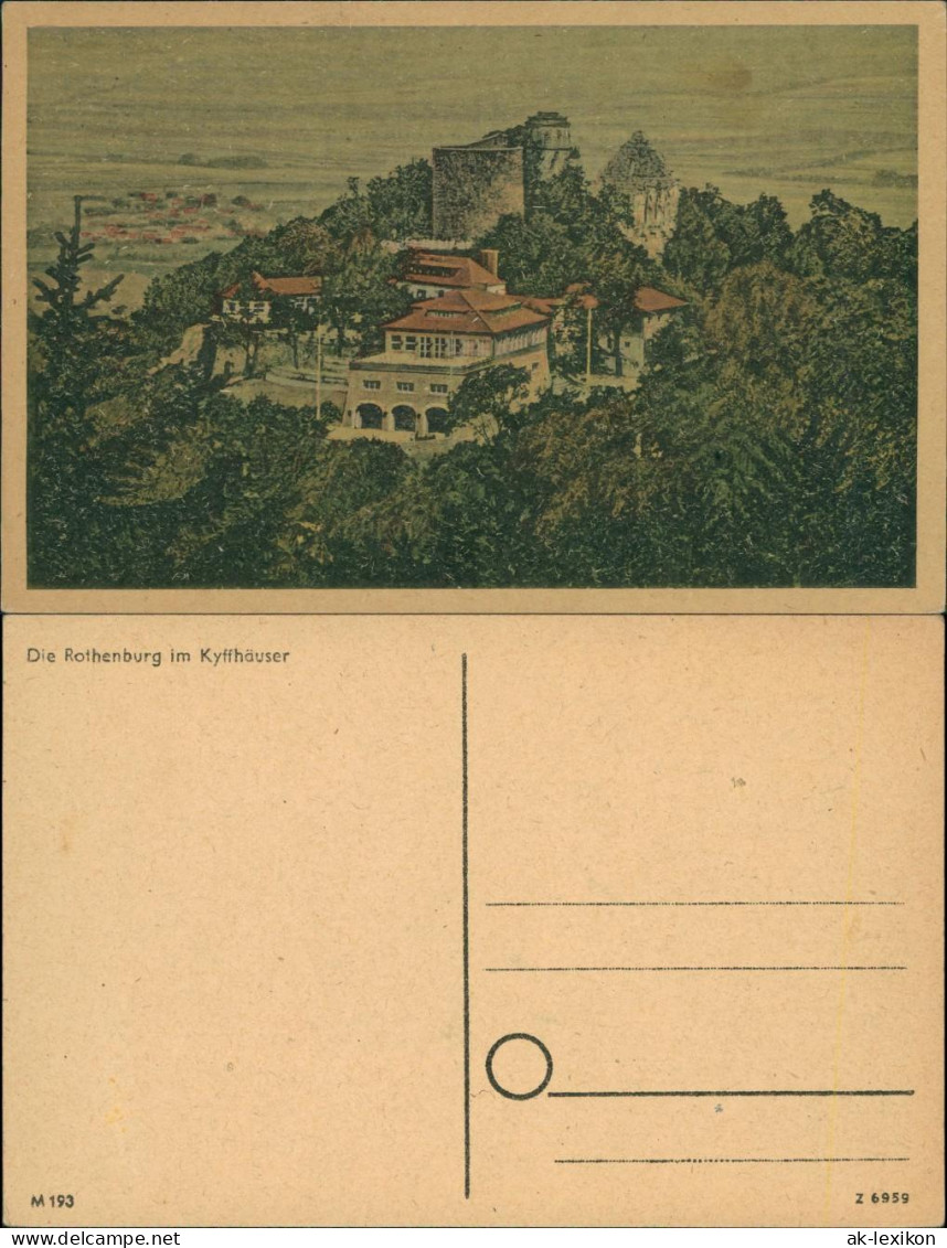 Ansichtskarte Steinthaleben-Kyffhäuserland Rothenburg Vv 1924 - Kyffhäuser