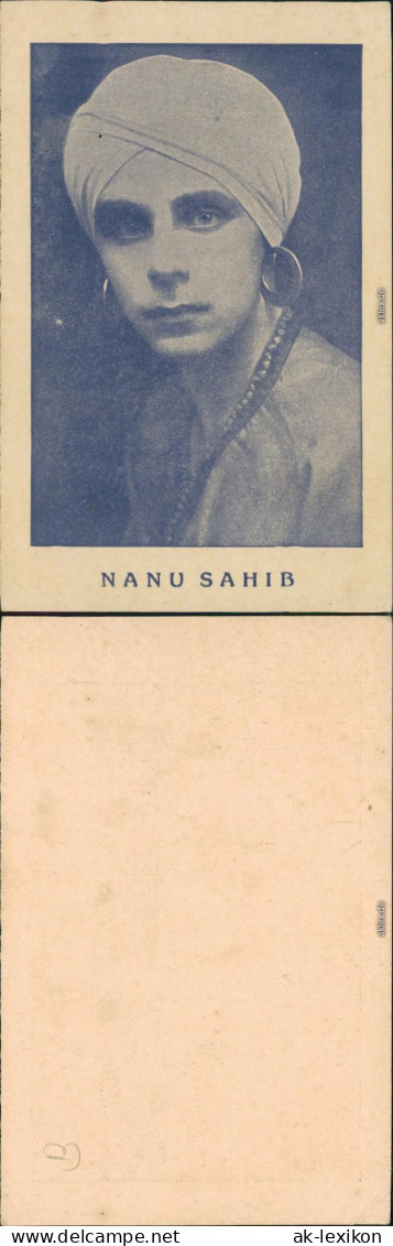 Ansichtskarte  Nanu Sahib, Turban Arabische Typen 1928 - Costumi