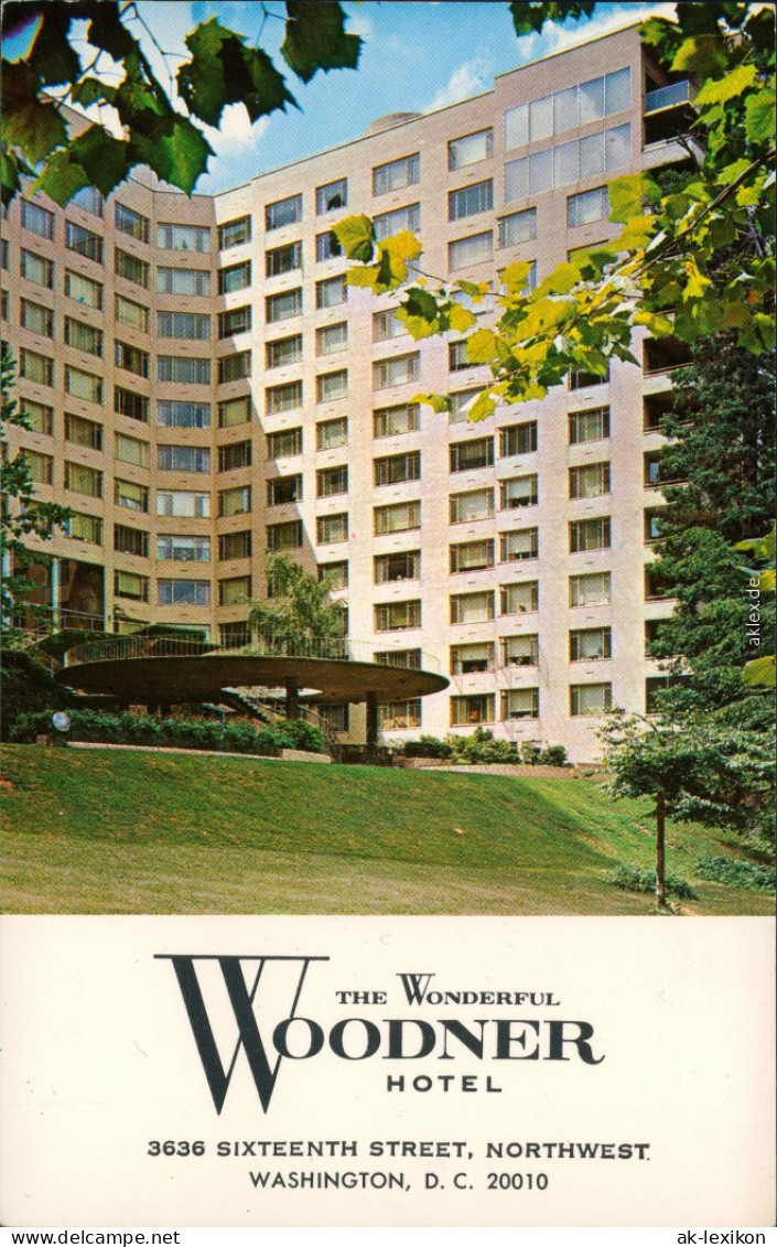 Washington D.C. The Wonderful Woodner Hotel, 3636 Sixteenth Street  1979 - Washington DC