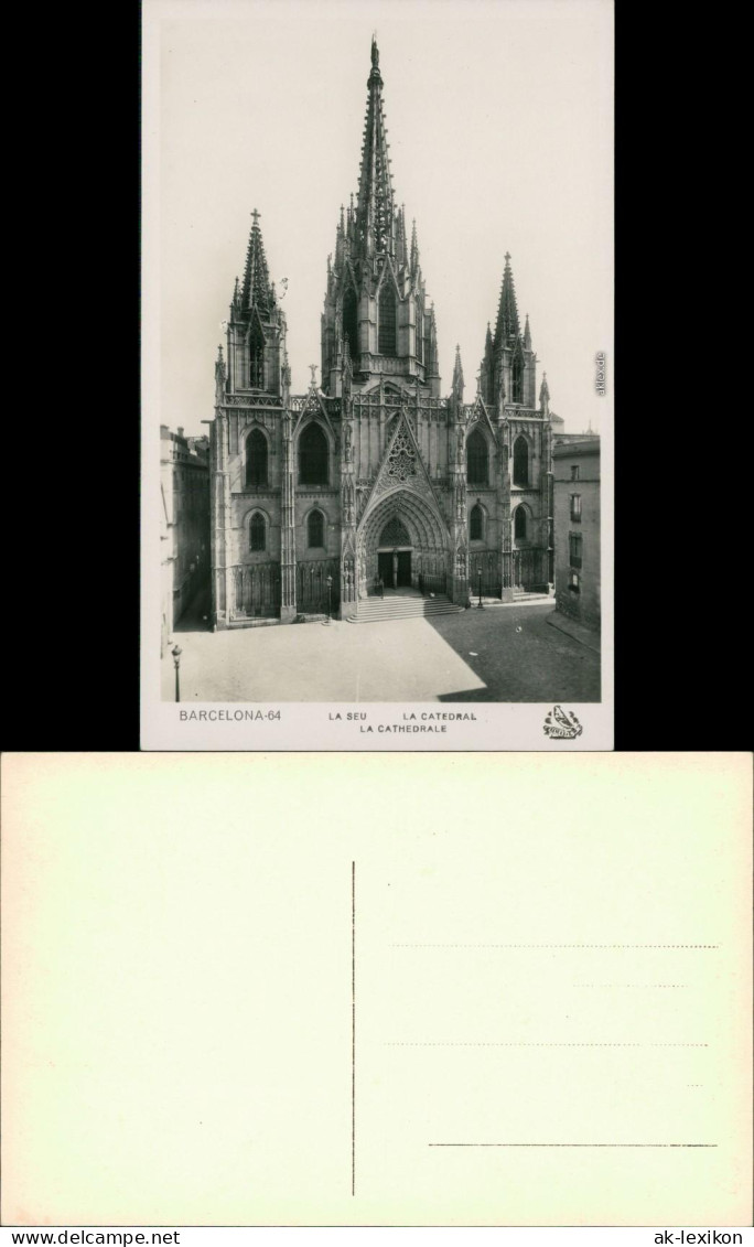 Postales Barcelona La Catedral 1929 - Autres & Non Classés