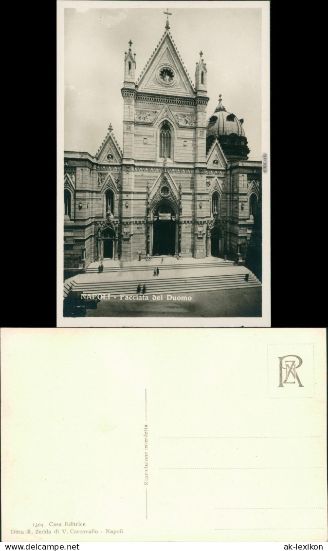 Cartoline Neapel Napoli Facciata Del Duomo 1940 - Other & Unclassified