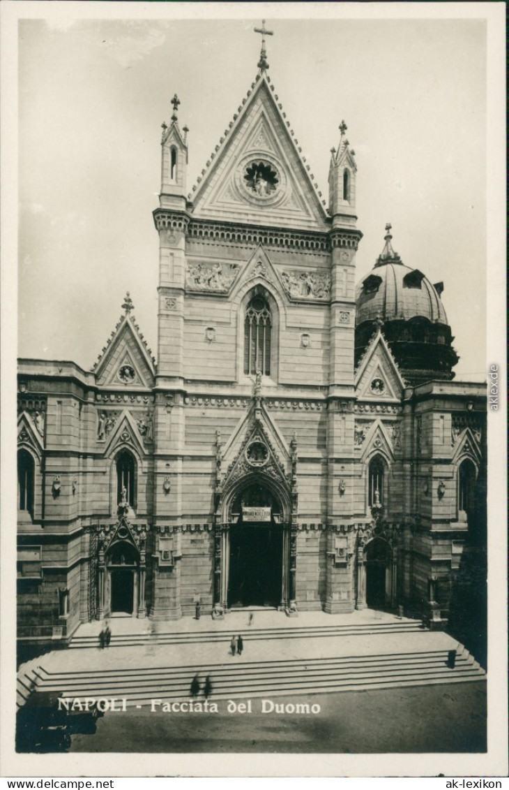 Cartoline Neapel Napoli Facciata Del Duomo 1940 - Other & Unclassified