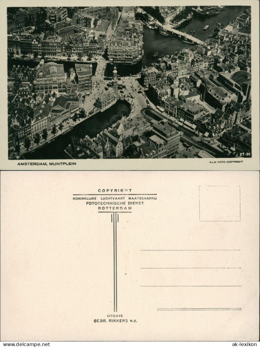 Postkaart Amsterdam Amsterdam Muntplein 1931 - Amsterdam