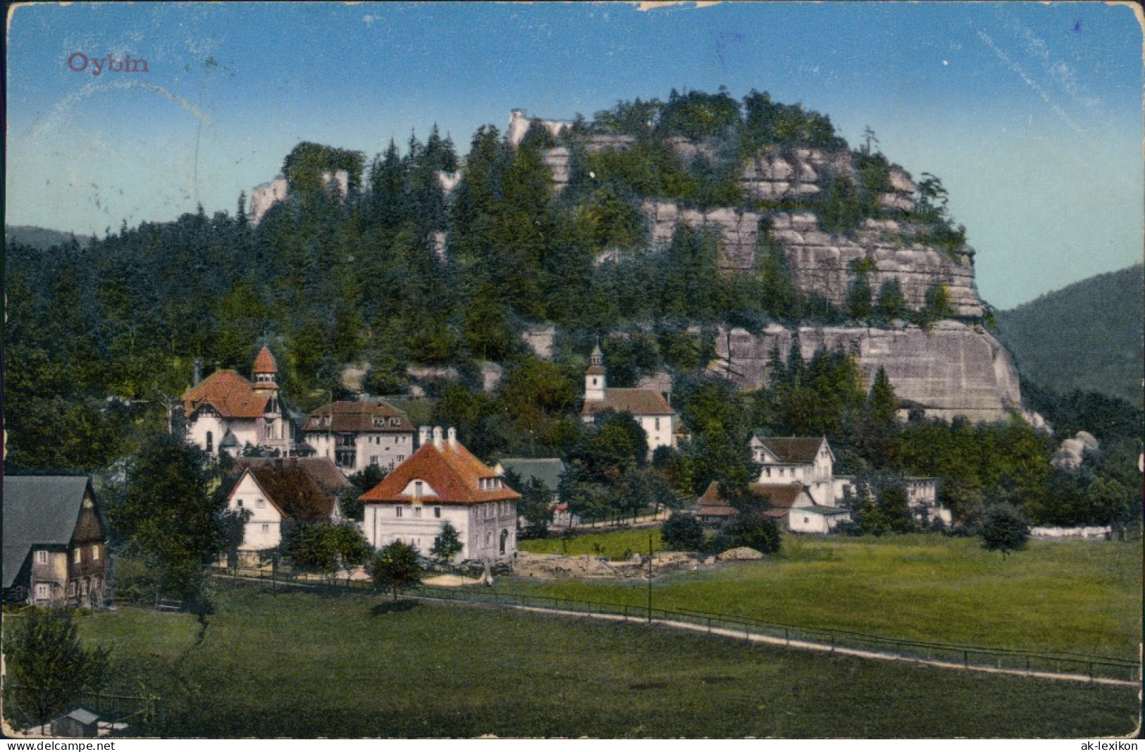 Ansichtskarte Oybin Berg Oybin 1913 - Oybin