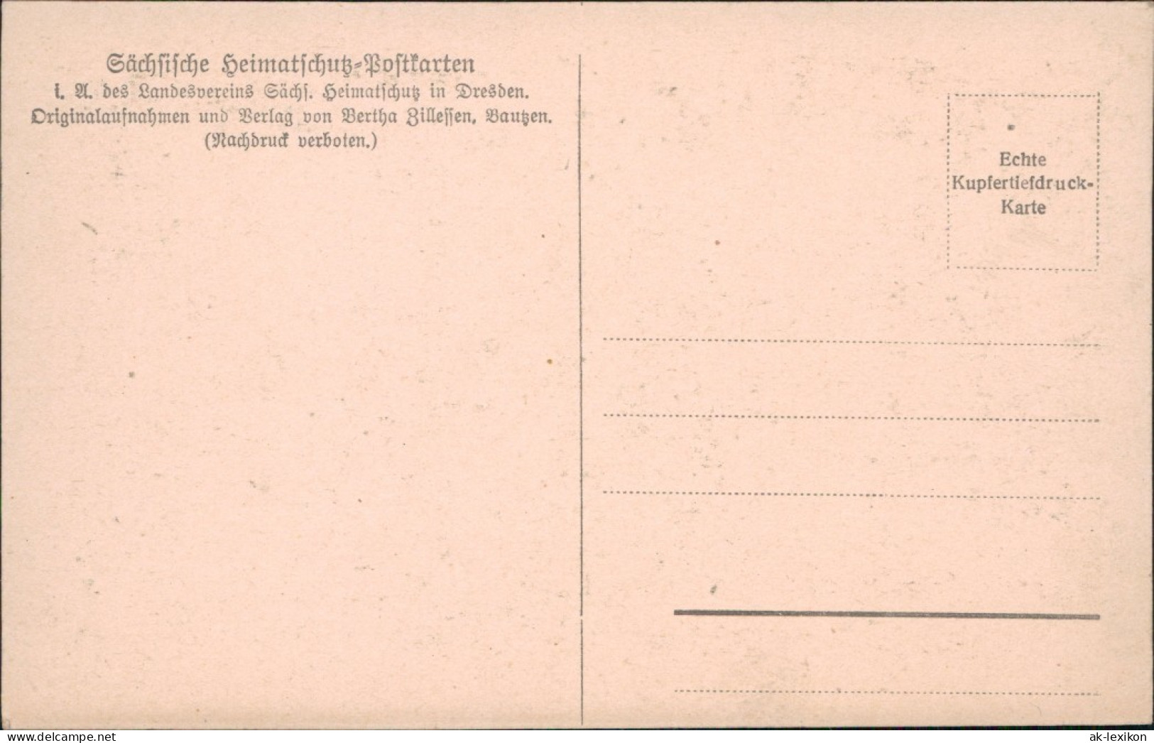 Ansichtskarte Bautzen Budyšin Am Lindenberg 1928 - Bautzen