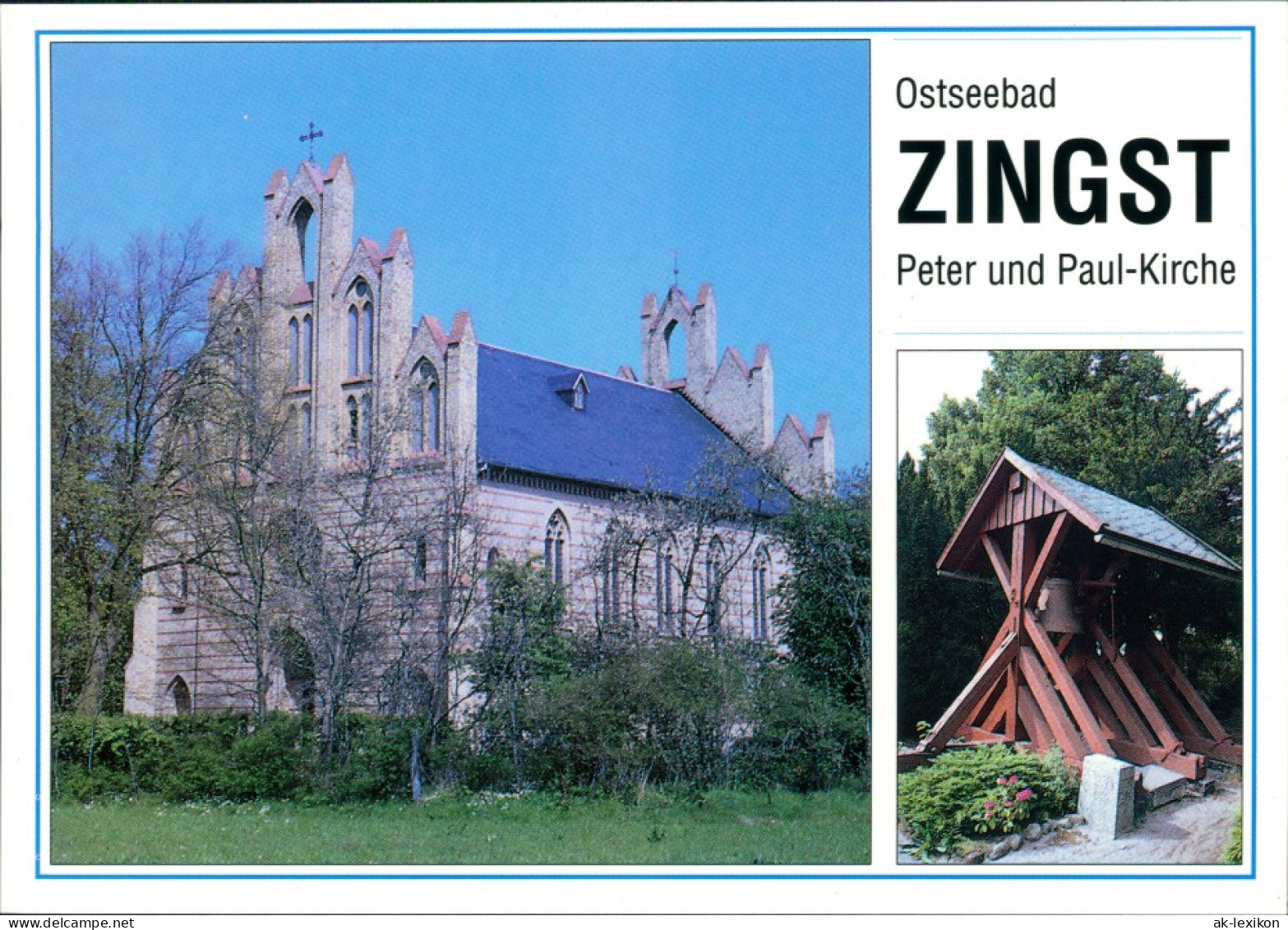 Ansichtskarte Zingst-Darss Peter Und Paul Kirche 1995 - Zingst