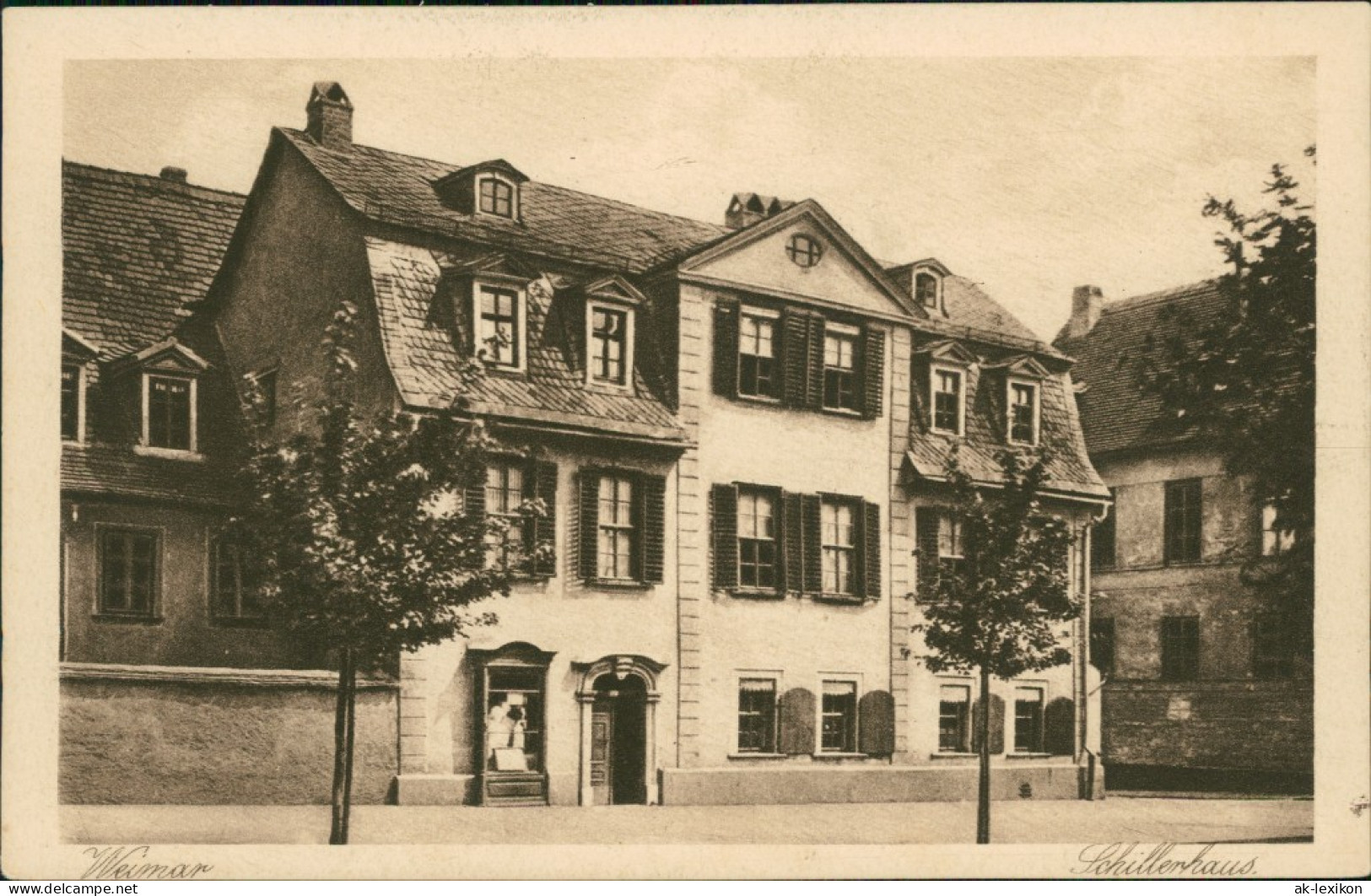 Ansichtskarte Weimar Schillerhaus 1926 - Weimar