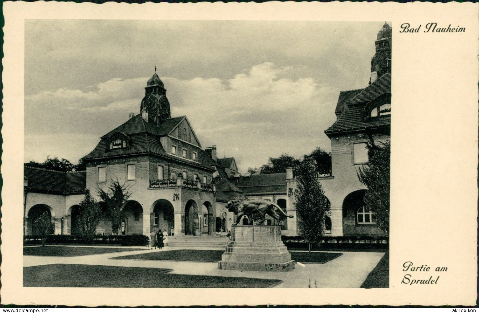 Ansichtskarte Bad Nauheim Partie Am Sprudel 1932  - Bad Nauheim