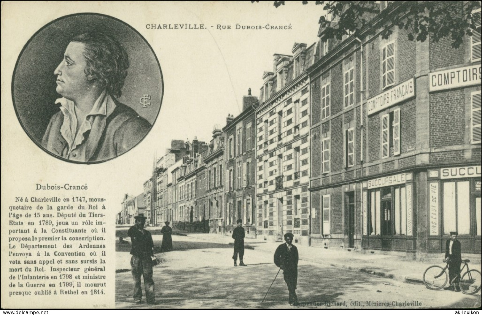 Charleville-Mézières Charleville-Mézières Rue Dubois Crance 1913  - Charleville