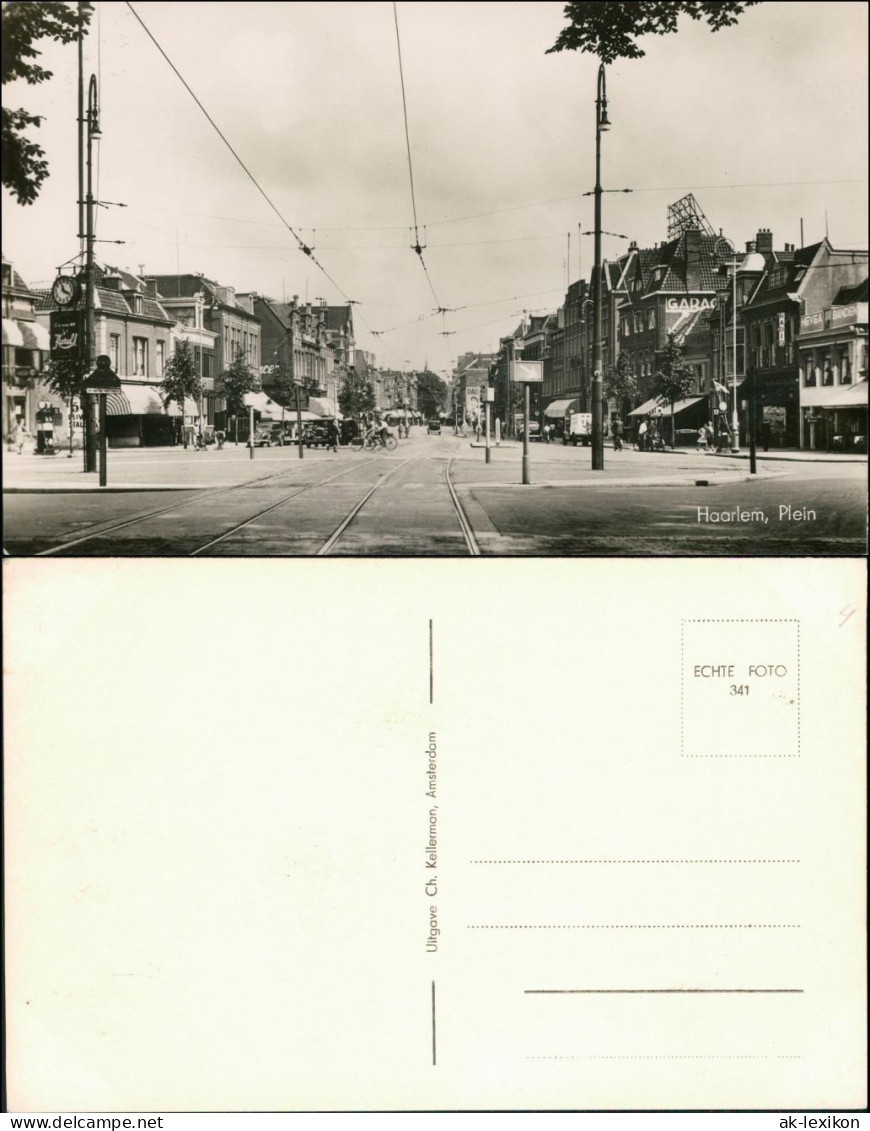 Postkaart Haarlem Straßenpartie - Plein 1935  - Haarlem