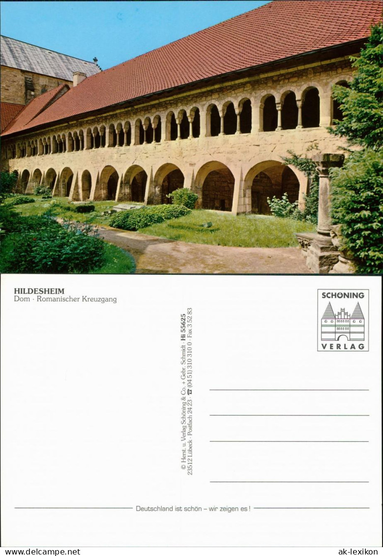 Ansichtskarte Hildesheim Dom - Romantischer Kreuzgang 1995 - Hildesheim