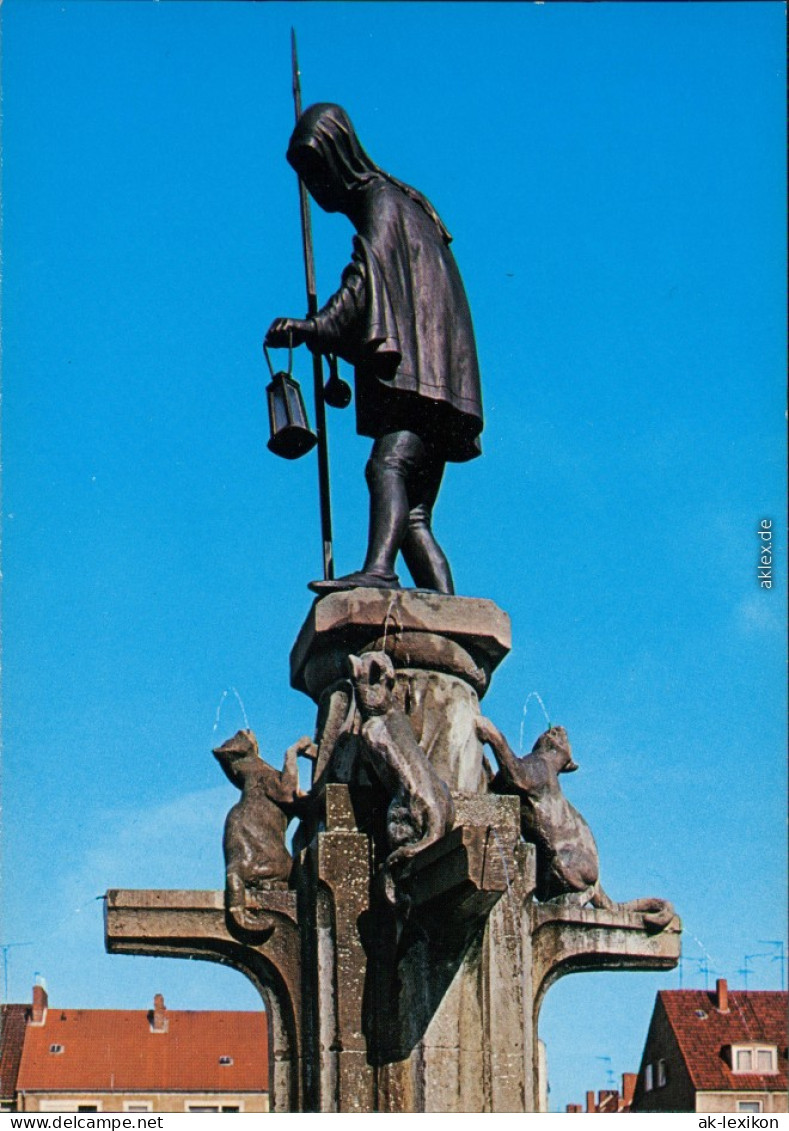 Ansichtskarte Hildesheim Katzenbrunnen Auf Dem Neustädter Markt 1995 - Hildesheim