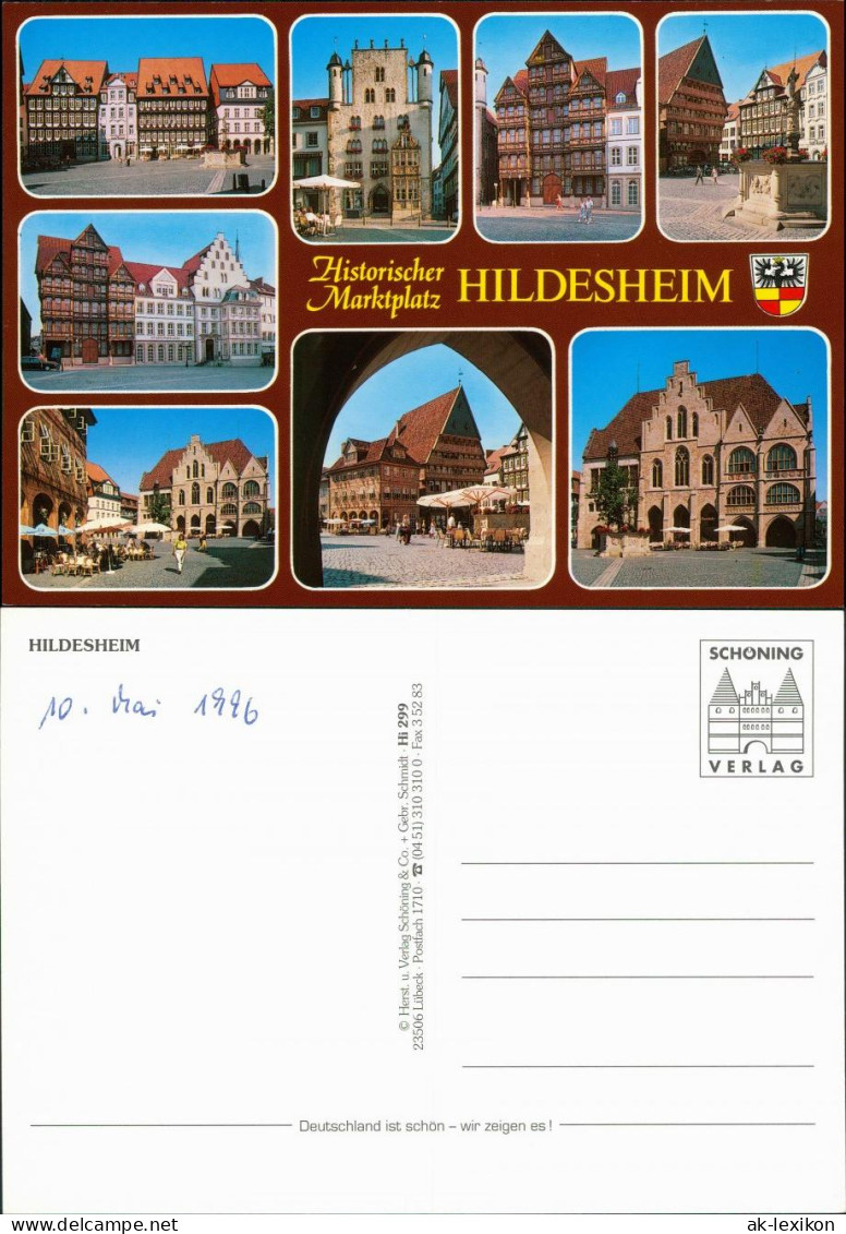 Ansichtskarte Hildesheim Historischer Marktplatz 1996 - Hildesheim