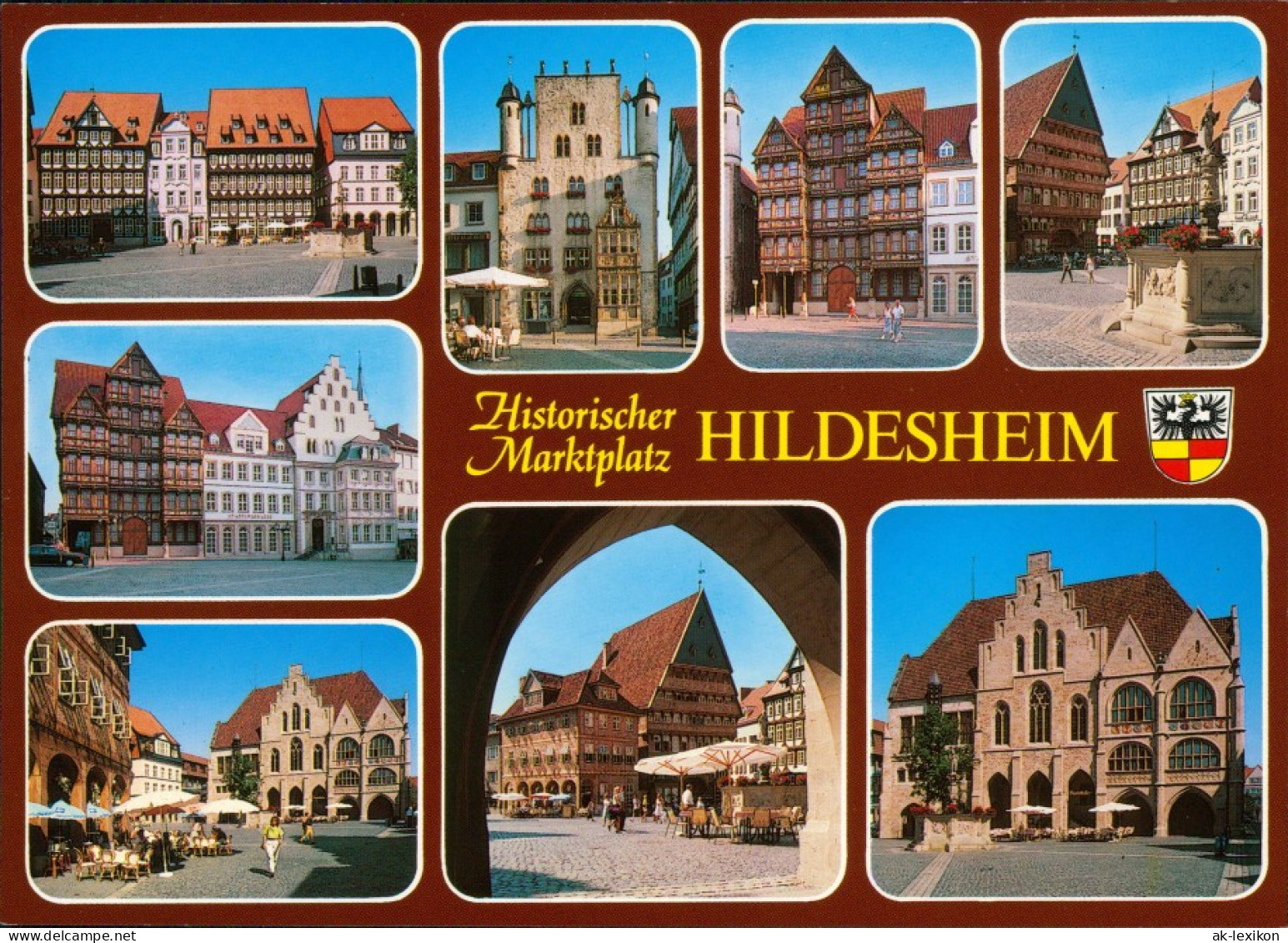 Ansichtskarte Hildesheim Historischer Marktplatz 1996 - Hildesheim