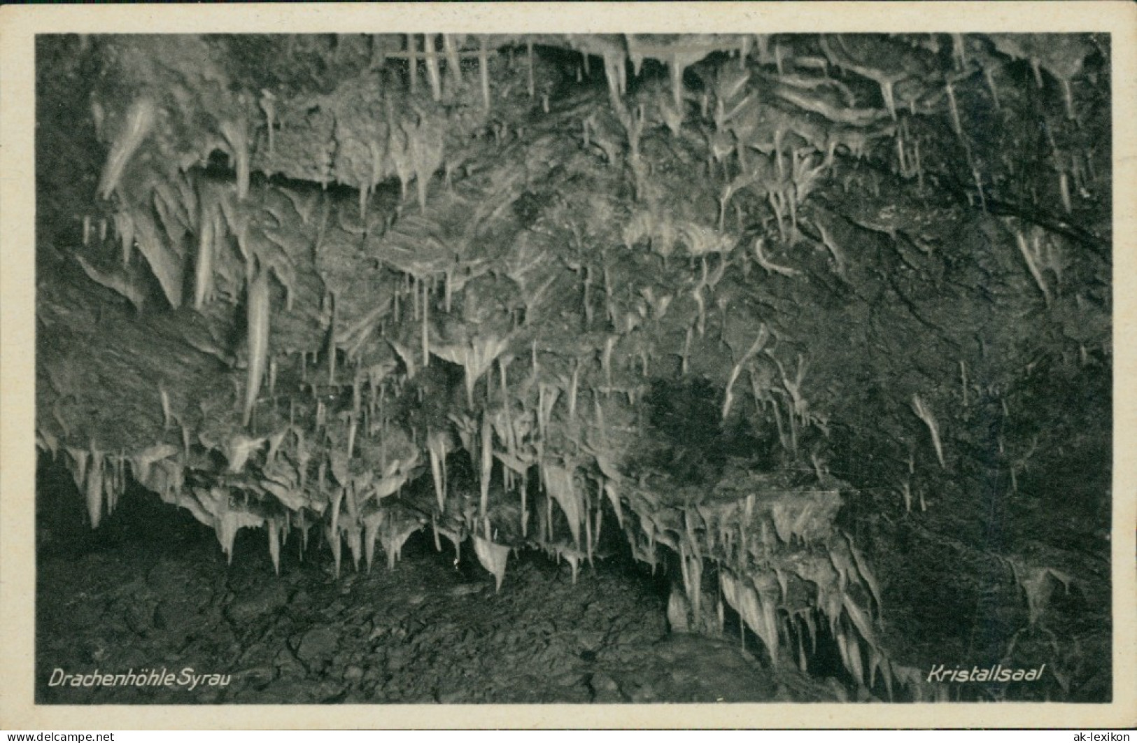 Ansichtskarte Syrau (Vogtland) Drachenhöhle (Syrau) - Kristallsaal 1932 - Syrau (Vogtland)