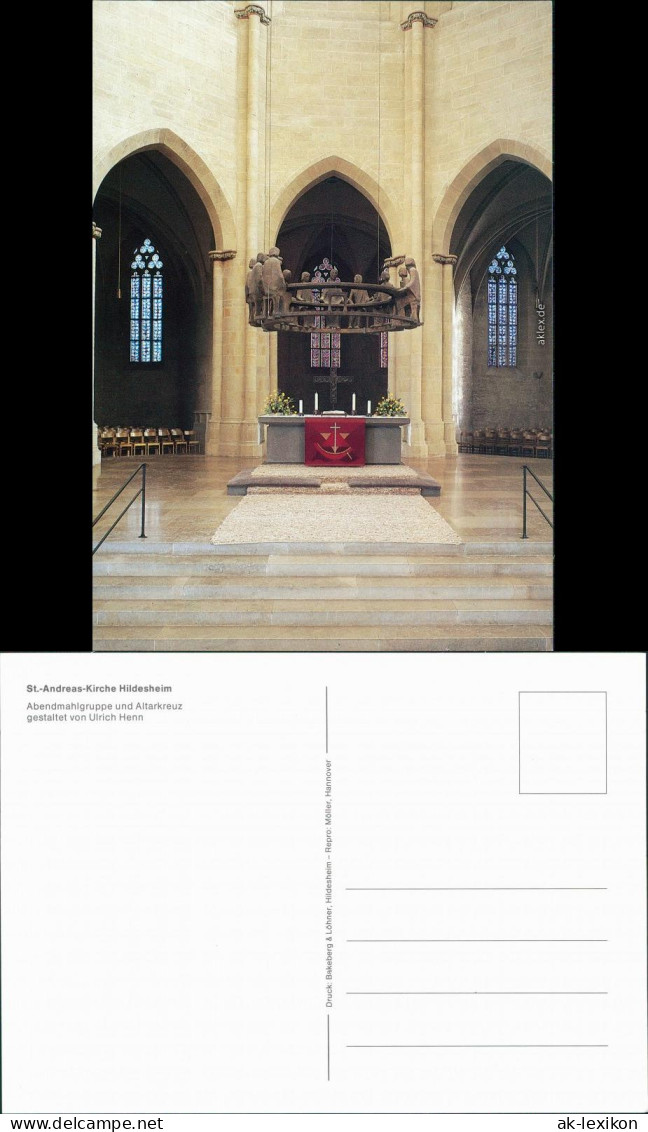 Hildesheim St.-Andreaskirche - Abendmahlgruppe Und Altarkreuz 1995 - Hildesheim