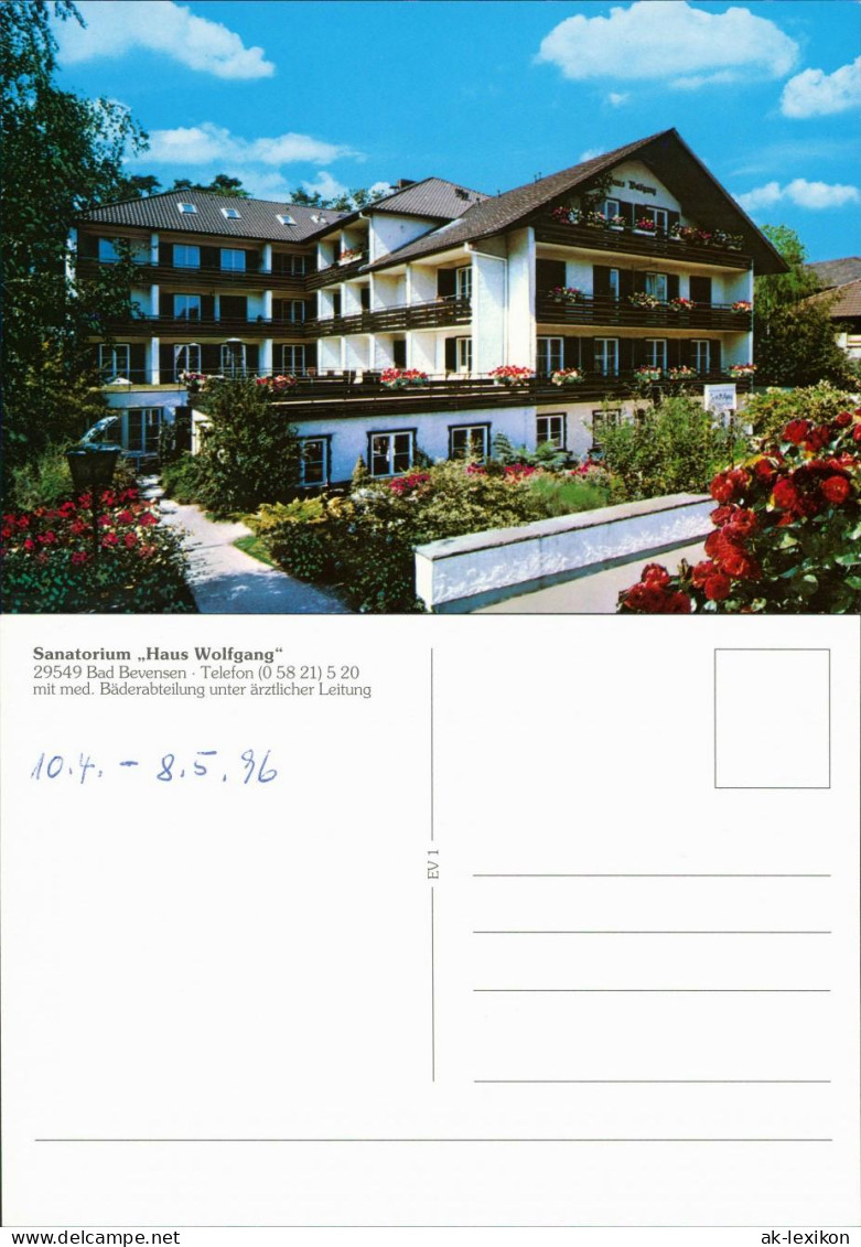 Ansichtskarte Bad Bevensen Sanatorium "Haus Wolfgang" 1996 - Bad Bevensen