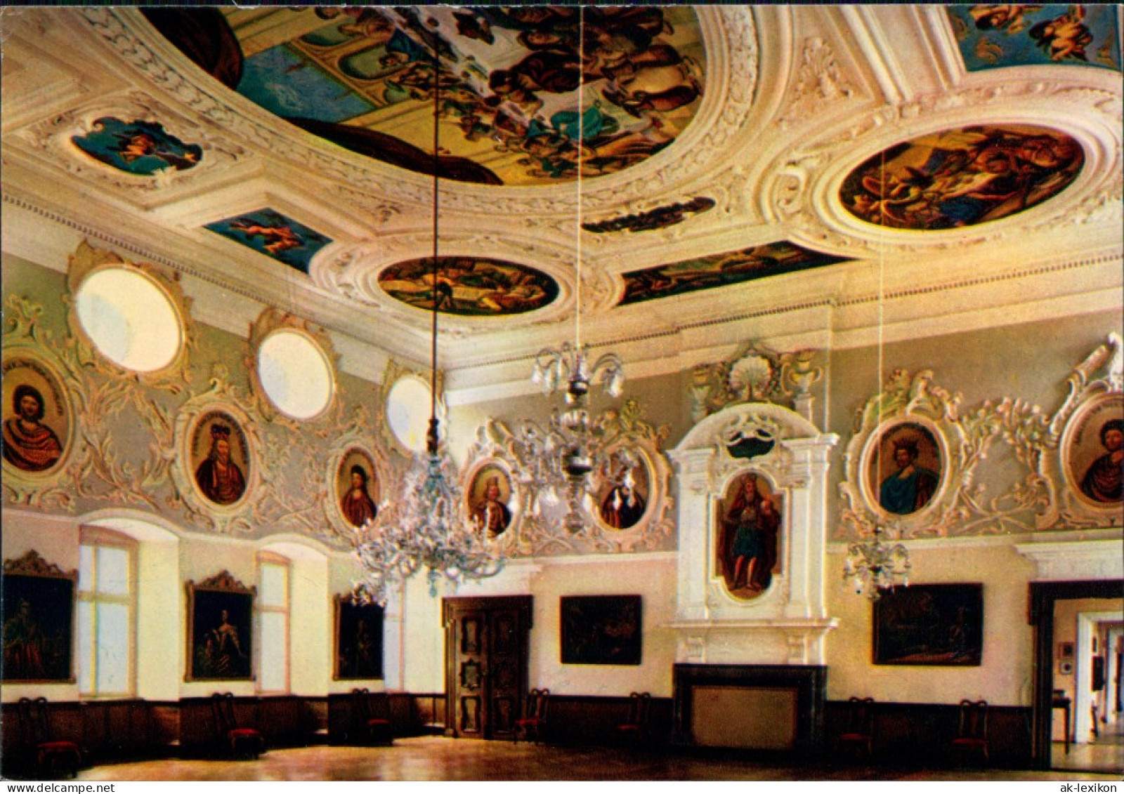 Ansichtskarte Höxter (Weser) Schloß Corvey - Kaisersaal 1980 - Hoexter