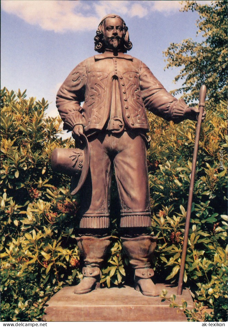 Ansichtskarte Papenburg (Ems) Bronzefigur "Dietrich Von Velen" 1995 - Papenburg