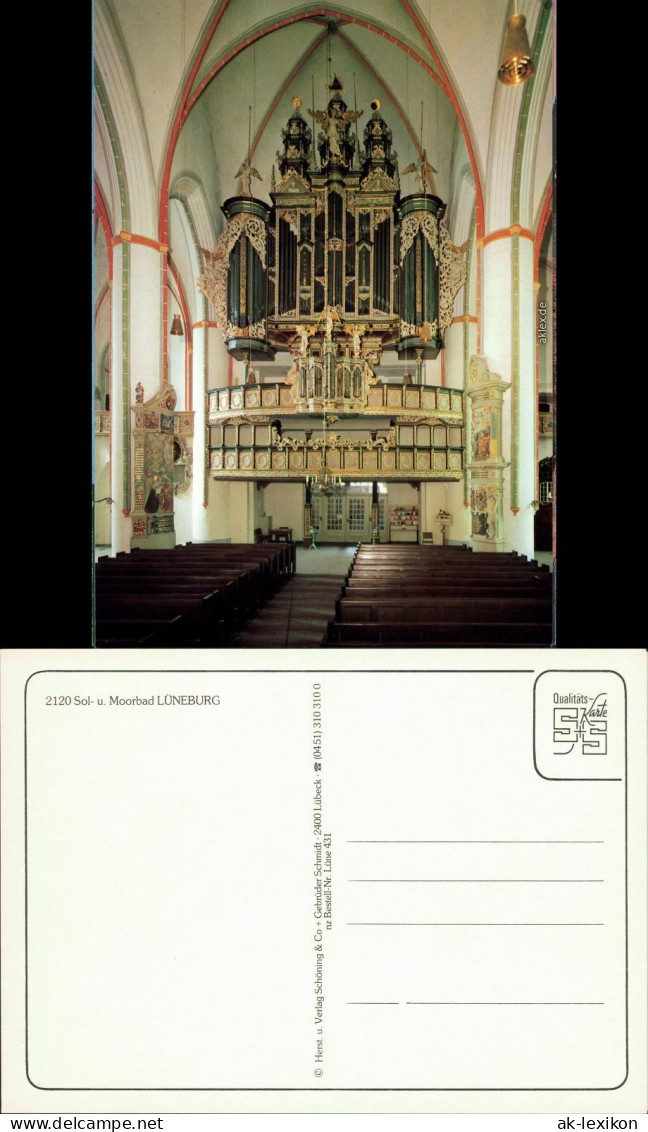 Ansichtskarte Lüneburg Kirche - Orgel 1995 - Lüneburg