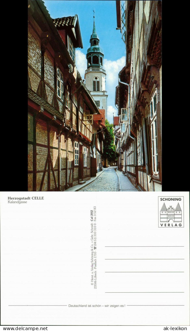 Ansichtskarte Celle Kalandgasse 1995 - Celle