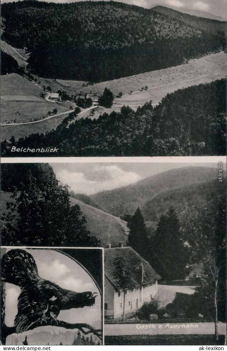 Ansichtskarte Badenweiler Gasthof Zum Auerhahn 2 1941 - Badenweiler