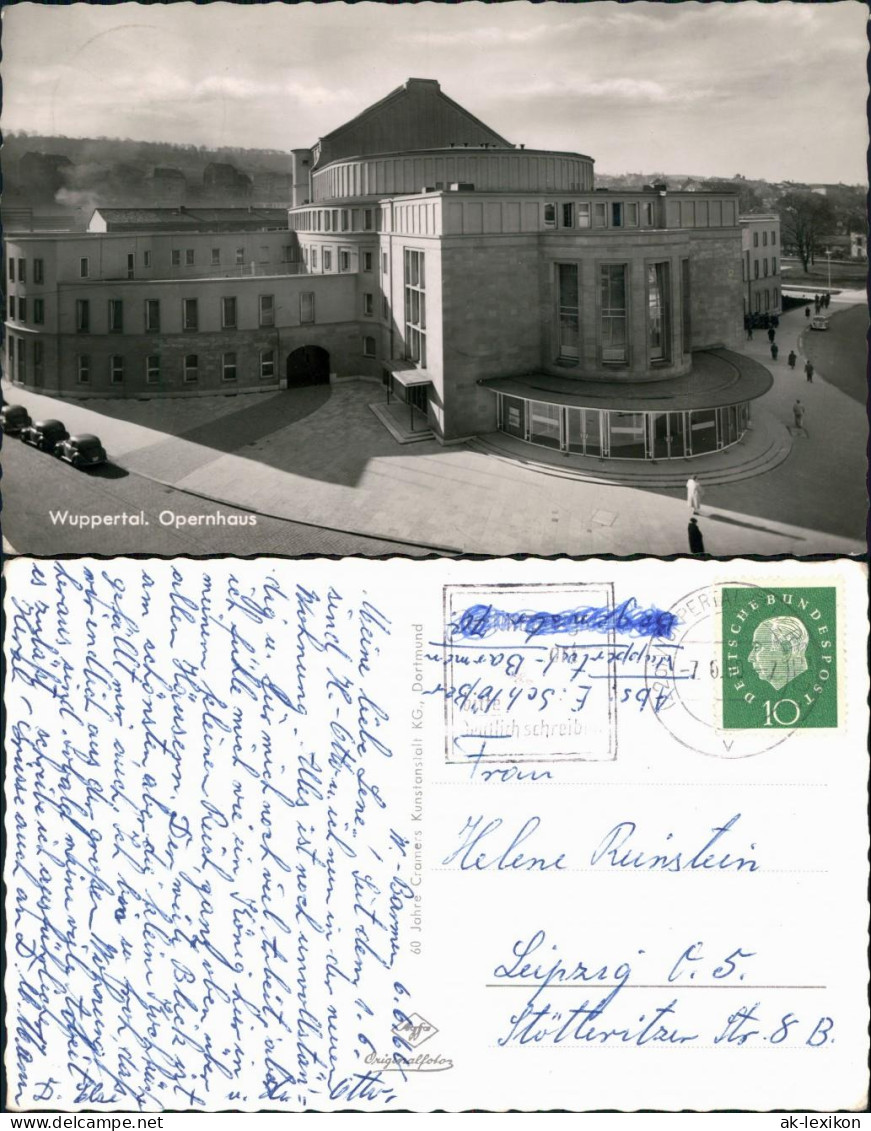 Ansichtskarte Wuppertal Oper 1960 - Wuppertal