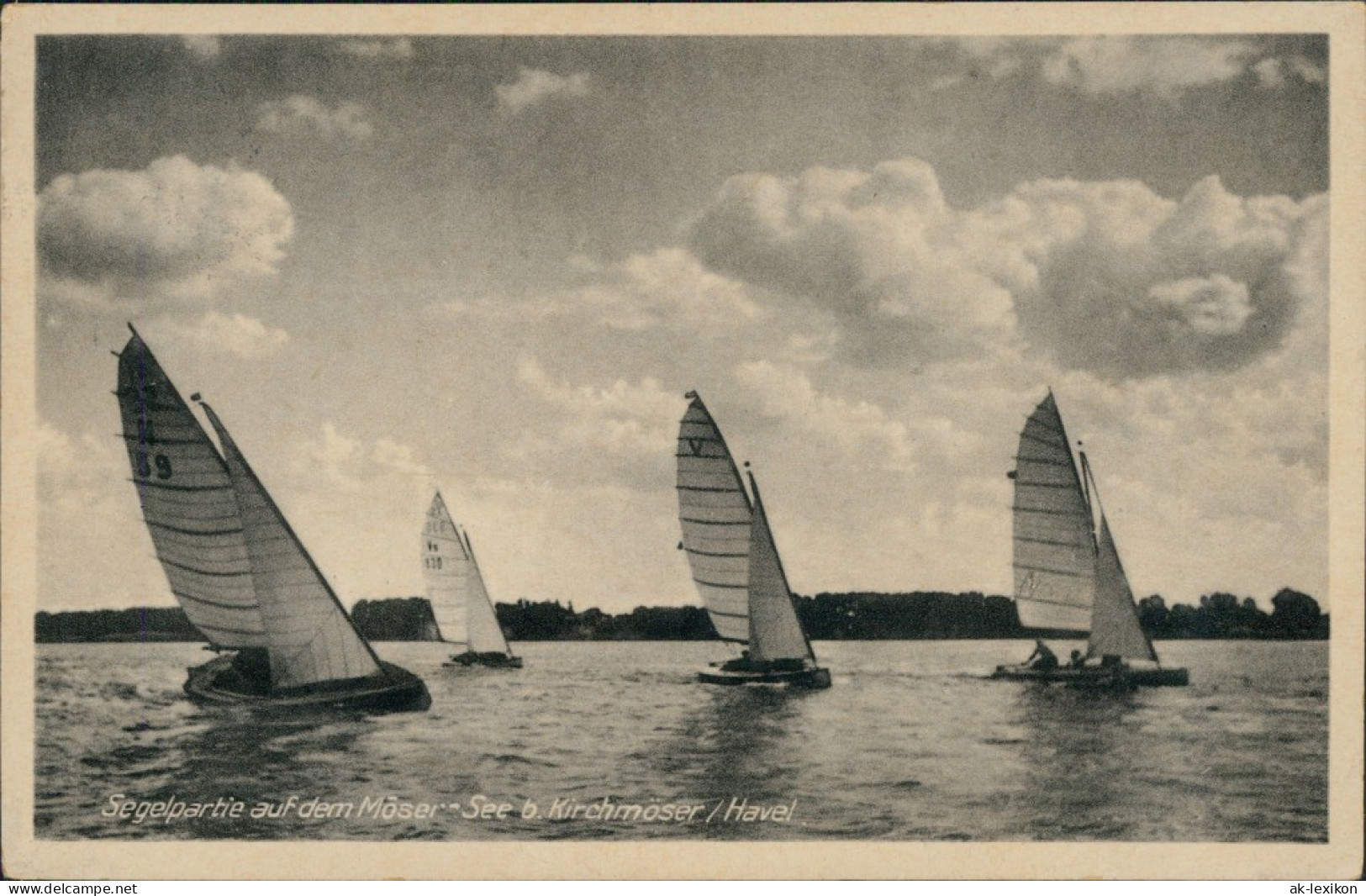 Kirchmöser-Brandenburg An Der Havel Segelpartie Auf Dem Möser See 1955 - Brandenburg