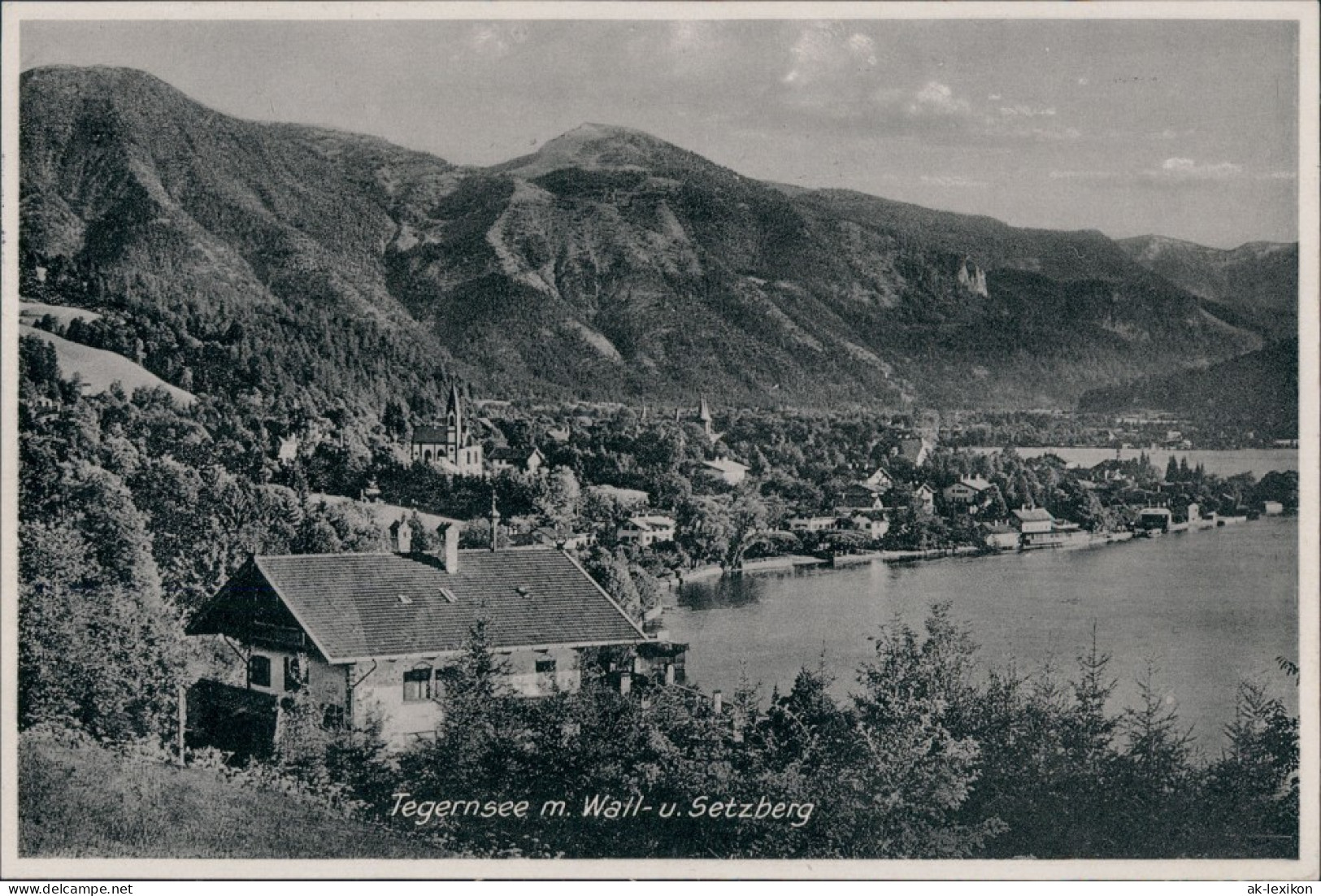 Ansichtskarte Tegernsee (Stadt) Wall- Und Setzberg 1931  - Tegernsee