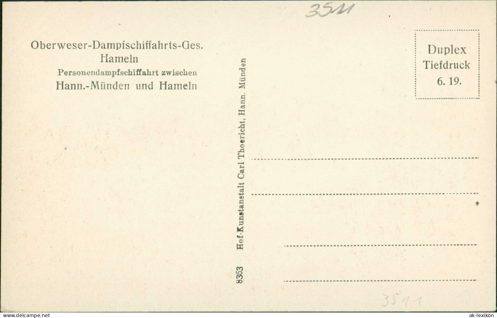 Bursfelde-Hannoversch Münden Hann. Münden  Mit Blick Zur Kirche 1914 - Hannoversch Muenden