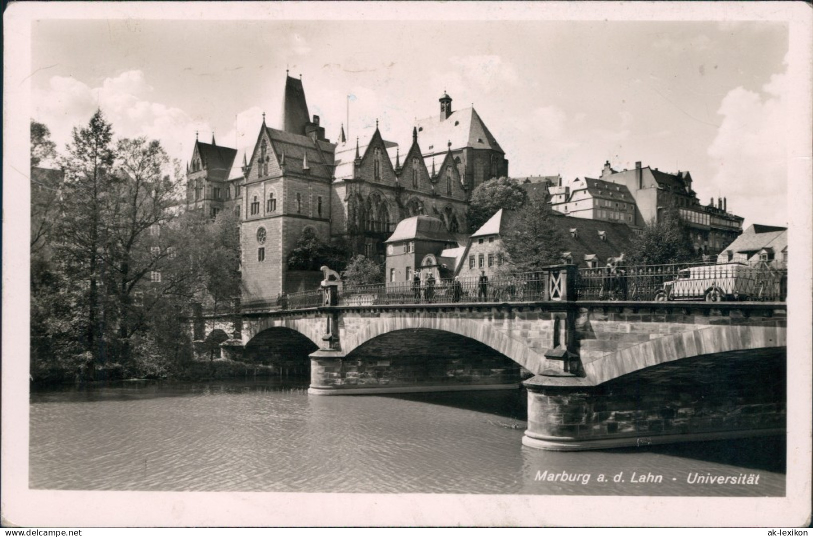 Ansichtskarte Marburg An Der Lahn Universität 1930 - Marburg