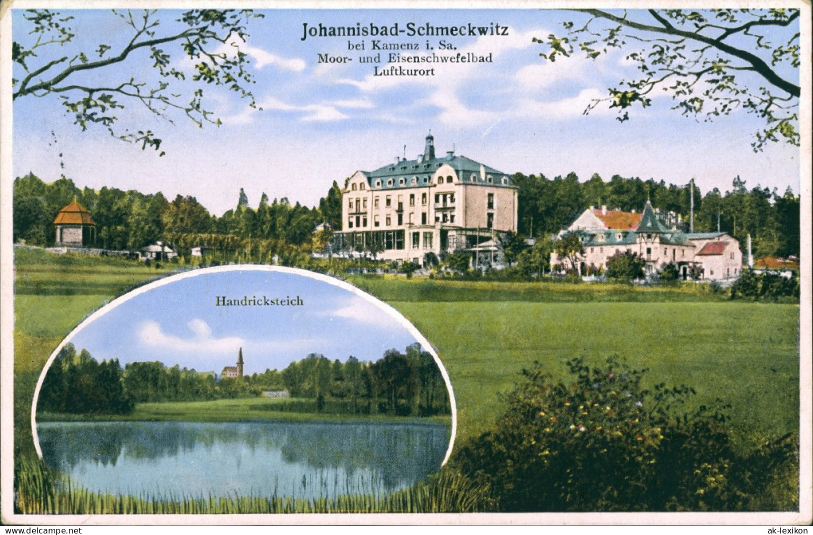 Schmeckwitz (Oberlausitz) Smječkecy Eisenschwefelbad - Handricksteich 1942 - Schmeckwitz (Oberlausitz)