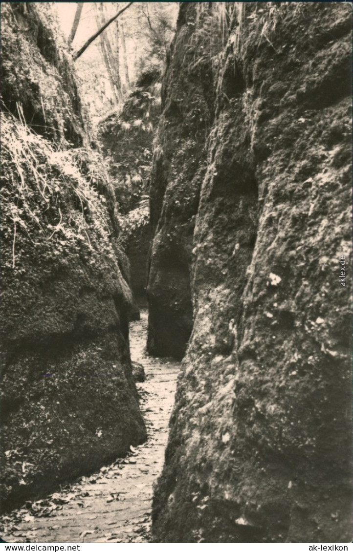 Ansichtskarte Eisenach Drachenschlucht 1967 - Eisenach