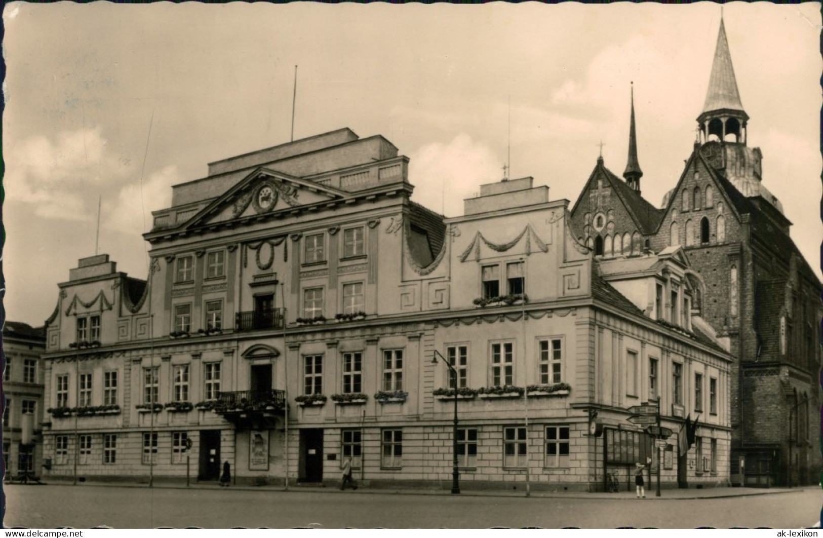 Ansichtskarte Güstrow Rathaus 1959 - Güstrow